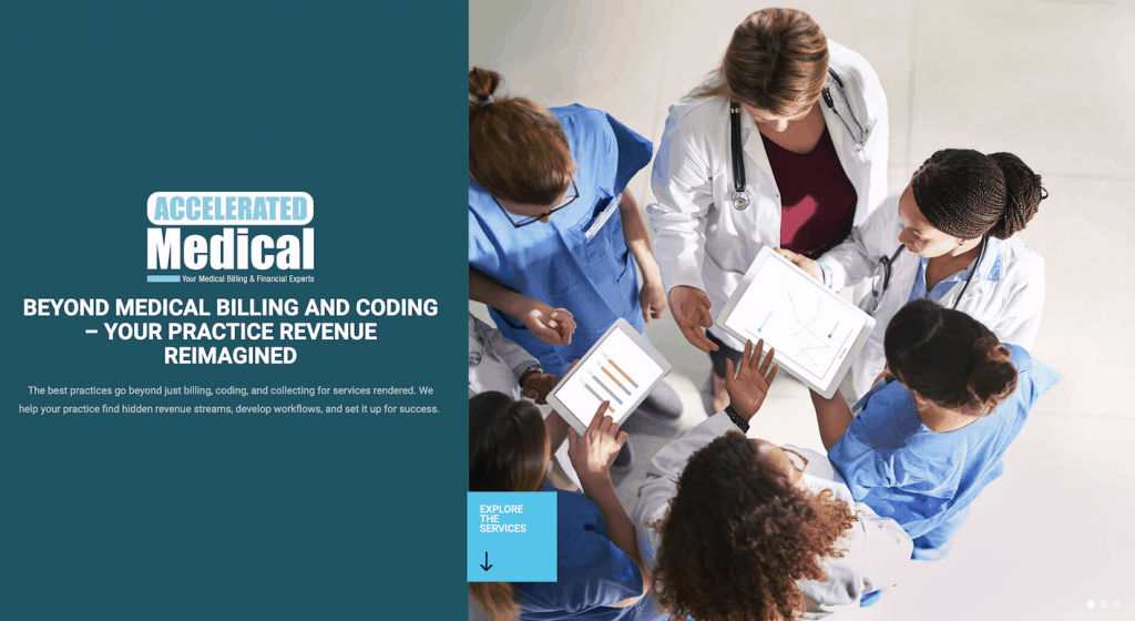 Accelerated Medical_website design